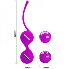 Вагинальные шарики Pretty Love Tighten Up I, фиолетовые цена и информация | Вагинальные шарики | kaup24.ee