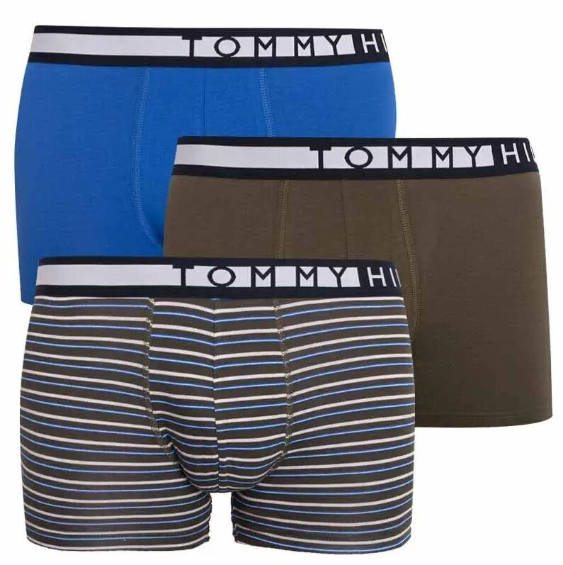 Meeste lühikesed boxerid Tommy Hilfiger 3tk. UM0UM01565 0TY цена и информация | Meeste aluspesu | kaup24.ee