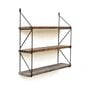 Seinariiul Kalune Design Wall Shelf 792, 55 cm, tumepruun/must hind ja info | Riiulid | kaup24.ee