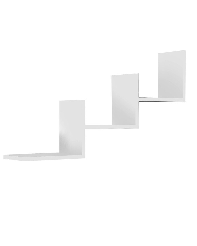 Seinariiul Kalune Design Wall Shelf 835(IV), 60 cm, valge цена и информация | Riiulid | kaup24.ee