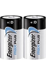 Patareid ENERGIZER MAX PLUS D 1300 LR20 1.5V B2 Alkaline 2tk цена и информация | Батарейки | kaup24.ee