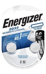 батарейки Energizer CR2032 3V B2 Ultimate Lithium цена и информация | Батарейки | kaup24.ee