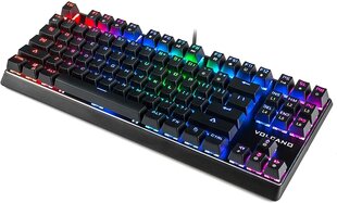 Modecom Volcano Lanparty RGB BTK-MC-LANPARTY-U-BT-RGB цена и информация | Клавиатура с игровой мышью 3GO COMBODRILEW2 USB ES | kaup24.ee