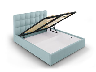 Кровать Mazzini Beds Nerin 2, 140x200 см, светло-синяя цена и информация | Кровати | kaup24.ee