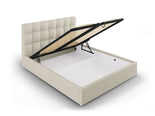 Кровать Mazzini Beds Nerin 1, 160x200 см, бежевая цена и информация | Кровати | kaup24.ee
