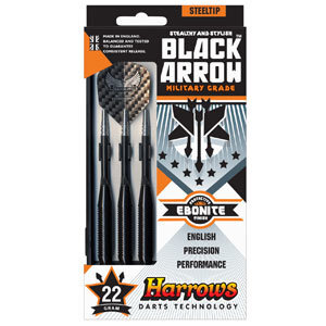 Noolte komplekt Harrows Black Arrow hind ja info | Noolemängud | kaup24.ee