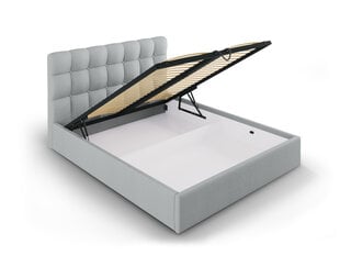 Кровать Mazzini Beds Nerin 4, 160x200 см, светло-серая цена и информация | Кровати | kaup24.ee