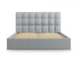 Voodi Mazzini Beds Nerin 4, 160x200cm, helehall цена и информация | Voodid | kaup24.ee