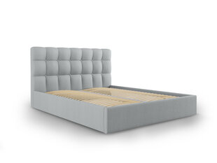 Кровать Mazzini Beds Nerin 4, 160x200 см, светло-серая цена и информация | Кровати | kaup24.ee