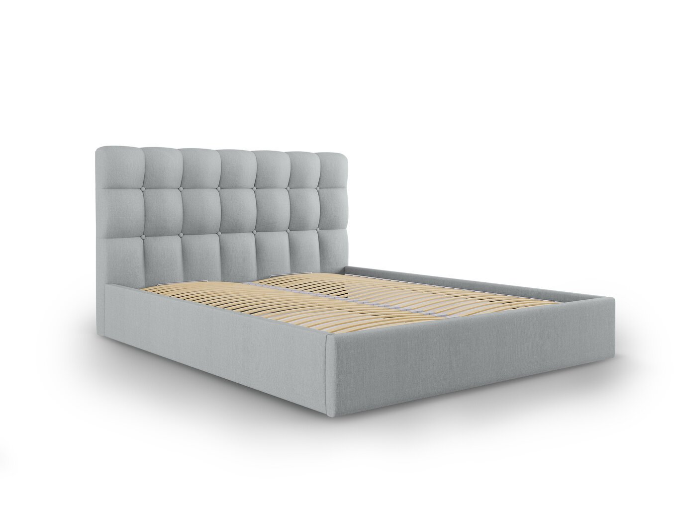 Voodi Mazzini Beds Nerin 4, 160x200cm, helehall цена и информация | Voodid | kaup24.ee