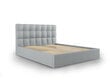 Voodi Mazzini Beds Nerin 4, 160x200cm, helehall цена и информация | Voodid | kaup24.ee