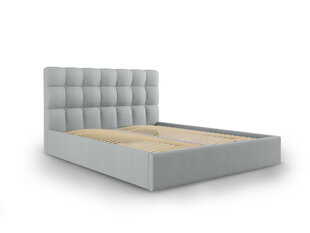 Кровать Mazzini Beds Nerin 4, 180x200 см, светло-серая цена и информация | Кровати | kaup24.ee