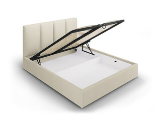 Кровать Mazzini Beds Juniper 1, 160x200 см, бежевая цена и информация | Кровати | kaup24.ee