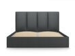 Voodi Mazzini Beds Juniper 5, 160x200cm, tumehall hind ja info | Voodid | kaup24.ee