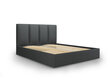 Voodi Mazzini Beds Juniper 5, 160x200cm, tumehall hind ja info | Voodid | kaup24.ee