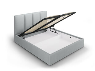Кровать Mazzini Beds Juniper 4, 160x200 см, светло-серая цена и информация | Кровати | kaup24.ee