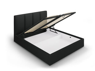 Кровать Mazzini Beds Juniper 6, 160x200 см, черная цена и информация | Кровати | kaup24.ee