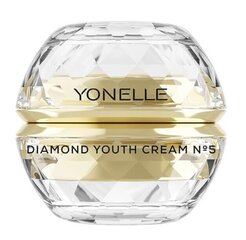 Крем для лица с алмазной пылью Yonelle Diamond Youth Cream No5, 50 мл цена и информация | Кремы для лица | kaup24.ee