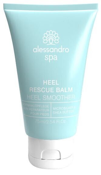 alessandro SPA FOOT Heel Rescue Balm Microsilver & Panthenol - taastav ja kaitsev jalapalsam, 75ml цена и информация | Kehakreemid, kehaspreid | kaup24.ee