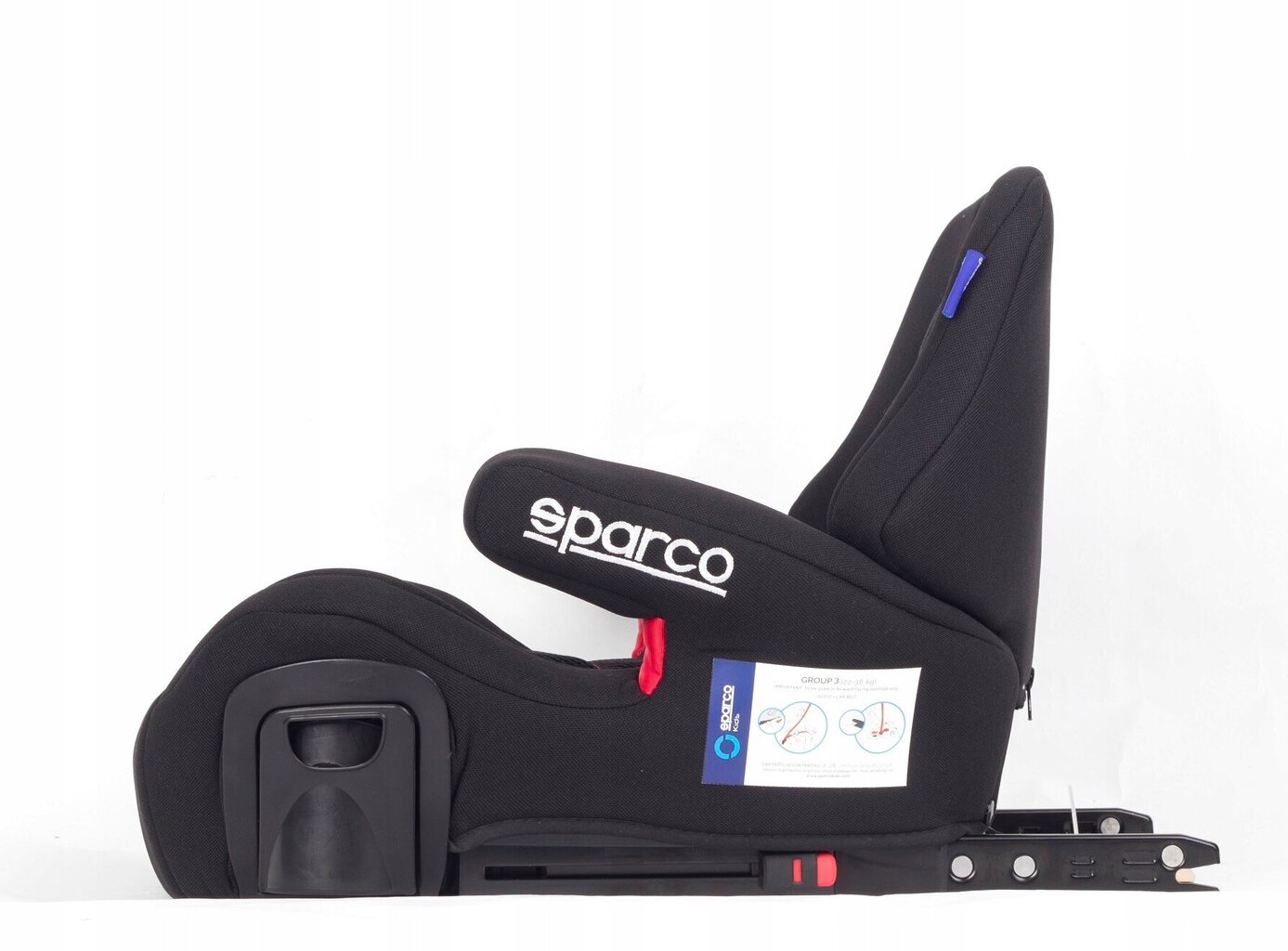 Turvatool Sparco (22-36 kg), SK900i, black-red hind ja info | Turvatoolid | kaup24.ee