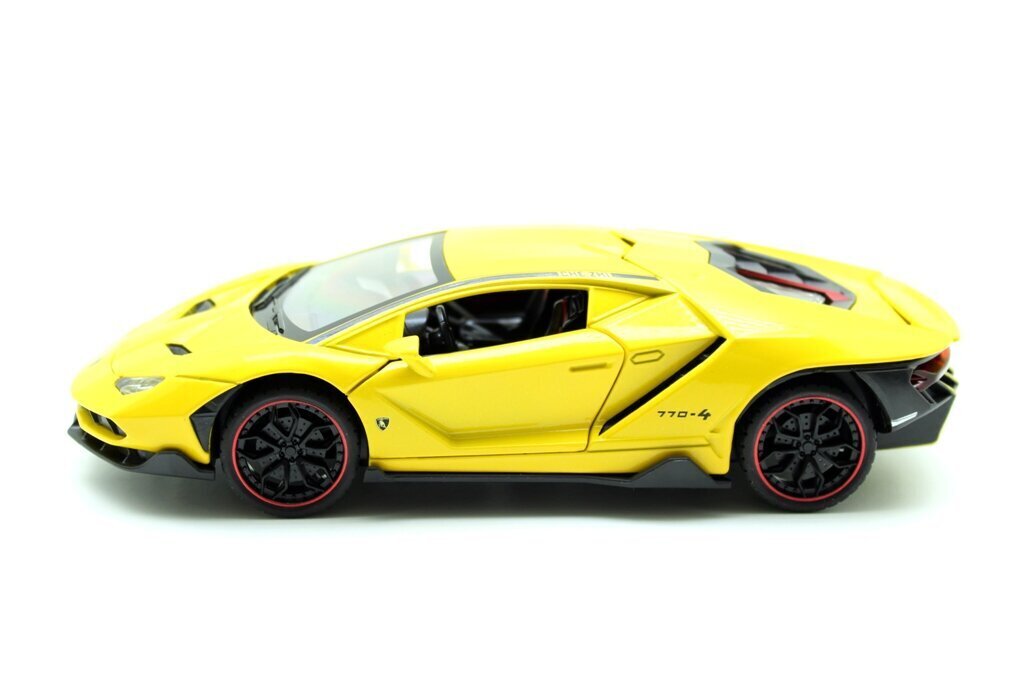 Sportauto mudel Lamborghini CZ30A, kollane hind ja info | Poiste mänguasjad | kaup24.ee