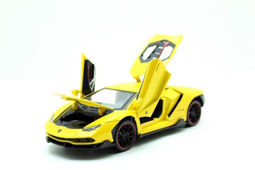 Sportauto mudel Lamborghini CZ30A, kollane hind ja info | Poiste mänguasjad | kaup24.ee