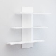 Подвесная полка Kalune Design Wall Shelf 775, 111 см, белая цена и информация | Полки | kaup24.ee