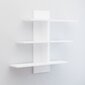 Seinariiul Kalune Design Wall Shelf 775, 111 cm, valge цена и информация | Riiulid | kaup24.ee