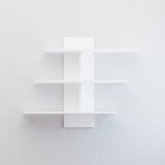 Seinariiul Kalune Design Wall Shelf 775, 111 cm, valge цена и информация | Полки | kaup24.ee