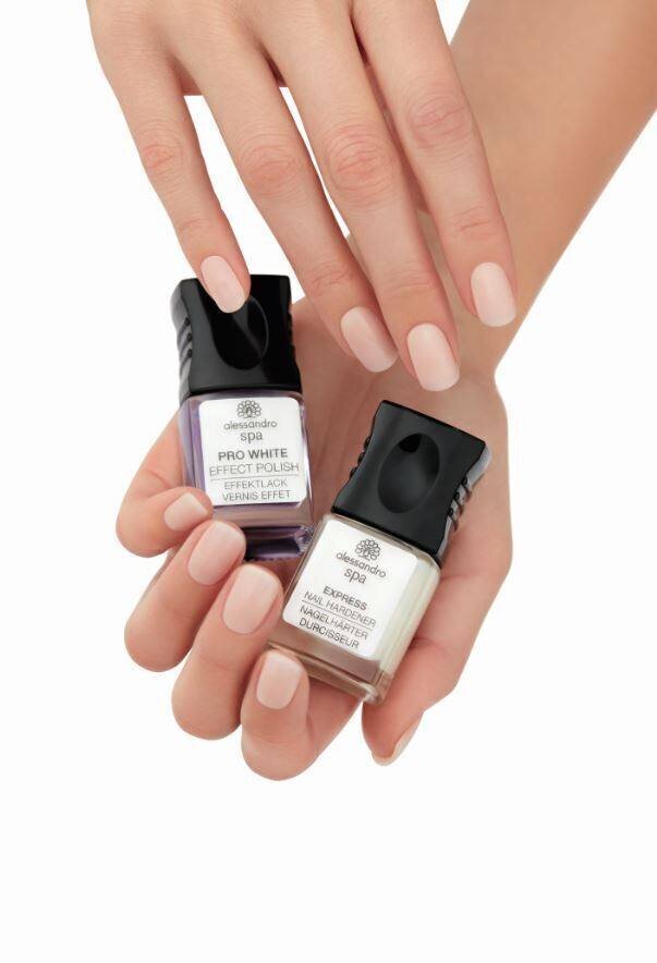 alessandro SPA NAIL Pro White - puhastav, sära andev ja valgendav küünelakk, 10ml hind ja info | Küünelakid, küünetugevdajad | kaup24.ee