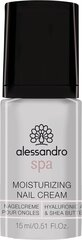 Kрем для ногтей Alessandro Moisturizing Nail Cream, 15ml цена и информация | Лаки для ногтей, укрепители для ногтей | kaup24.ee