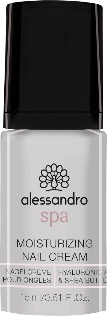 alessandro SPA Moisturizing Nail Cream - sügavniisutav küünekreem, 15ml hind ja info | Küünelakid, küünetugevdajad | kaup24.ee