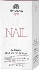 Сыворотка для ногтей и кутикулы Alessandro Mango Nail Care Serum, 14ml цена и информация | Лаки для ногтей, укрепители для ногтей | kaup24.ee
