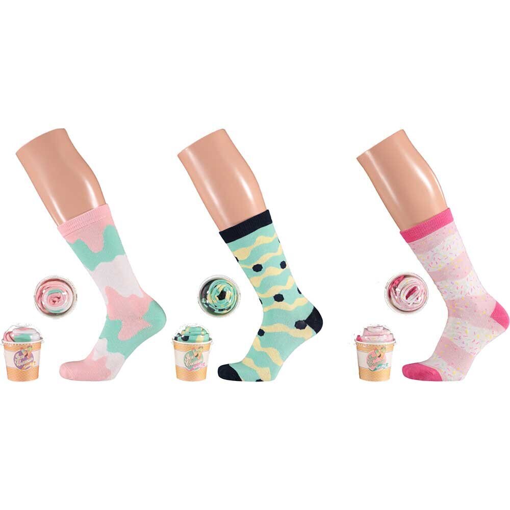 Naiste sokid jäätisetopsis Ice cream socks hind ja info | Naiste sokid | kaup24.ee