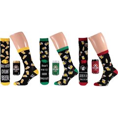 Beer socks meeste sokid purgis, mustad цена и информация | Мужские носки | kaup24.ee