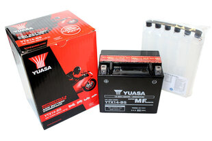 Аккумулятор для мотоцикла Yuasa 12V 12Ah YTX14-BS цена и информация | Аккумуляторы | kaup24.ee