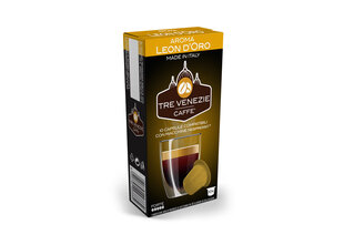 Cafee Tre Venezie Leon D'Oro Nespresso®*-ga ühilduvad komposteeritavad kohvikapslid, 10 kapslit цена и информация | Кофе, какао | kaup24.ee