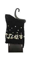 Носки для девочек с украшениями be Snazzy SK-41, черные цена и информация | Носки, колготки для девочек | kaup24.ee