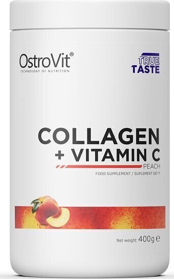 Toidulisand Ostrovit Collagen + C-vitamiin, 400 g цена и информация | Vitamiinid, toidulisandid, preparaadid tervise heaoluks | kaup24.ee