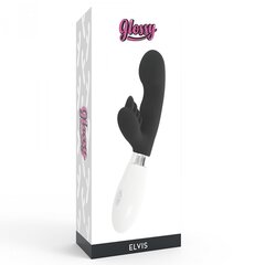 Rabbit vibraator Glossy Elvis, Must hind ja info | Vibraatorid | kaup24.ee