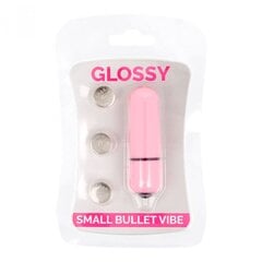 Вибратор GLOSSY SMALL BULLET, розовый цена и информация | Вибраторы | kaup24.ee