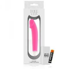 Dolce Vita Realistic Pink Silicone hind ja info | Vibraatorid | kaup24.ee