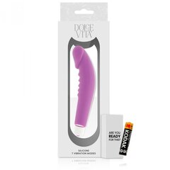 ﻿Реалистичный вибратор DOLCE VITA REALISTIC PLEASURE PURPLE SILICONE цена и информация | Вибраторы | kaup24.ee