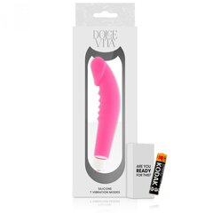 Dolce Vita Realistic Pleasure Pink Silicone цена и информация | Вибраторы | kaup24.ee