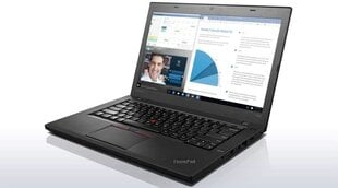 LENOVO ThinkPad T460 i5-6300U 14.0 FHD 8GB 256GB Win10 PRO hind ja info | Sülearvutid | kaup24.ee