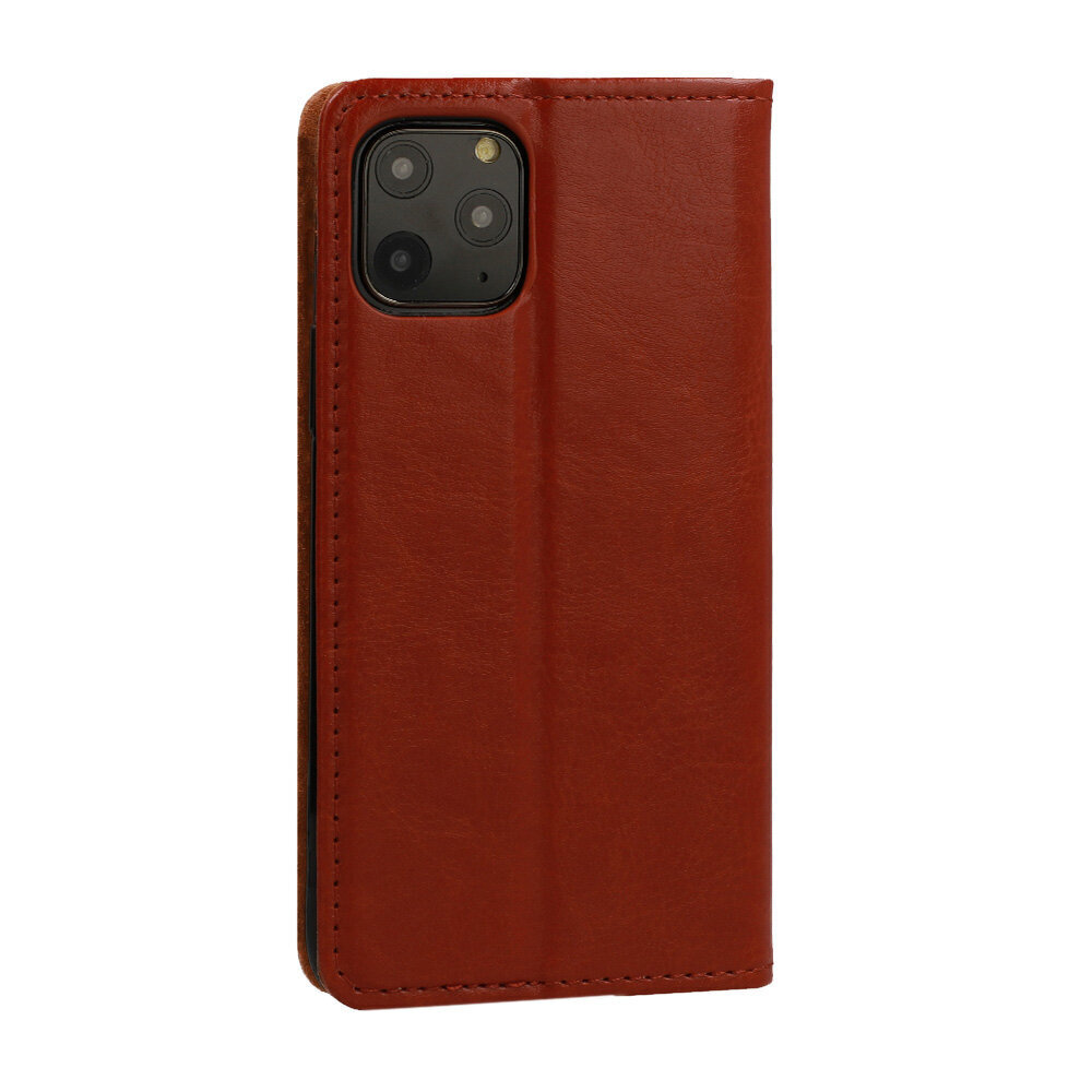 Telefoniümbris Leather book Xiaomi Mi 10T Lite, pruun hind ja info | Telefoni kaaned, ümbrised | kaup24.ee