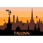 Maalimiskomplekt numbrite järgi Tallinna vaade 3 15x20 цена и информация | Maalid numbri järgi | kaup24.ee