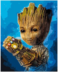 Рисование по номерам  I am Groot!, 40x50 цена и информация | Живопись по номерам | kaup24.ee