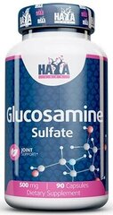 Glükoosamiinsulfaat Haya Labs 500 mg, 90 kapslit цена и информация | Витамины, пищевые добавки, препараты для хорошего самочувствия | kaup24.ee