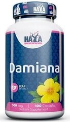 Damiana lehtede ekstrakt Haya Labs, 100 kapslit hind ja info | Vitamiinid, toidulisandid, preparaadid tervise heaoluks | kaup24.ee